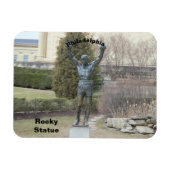 Magnet Flexible Statue de Philadelphie Rocky (Horizontal)