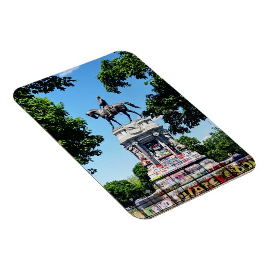 Magnet Flexible Statue de Robert E. Lee (Côté Droit)