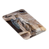 Magnet Flexible Statue de San Michele dans le Château Saint-Ange - (Côté Droit)