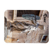 Magnet Flexible Statue de San Michele dans le Château Saint-Ange - (Horizontal)