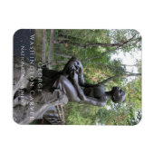 Magnet Flexible Statue de sculpture du garçon George Washington (Horizontal)