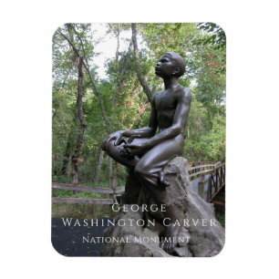 Magnet Flexible Statue de sculpture du garçon George Washington