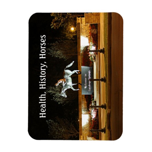 Magnet Flexible Statue du cheval Danseuse autochtone Saratoga Magn (Vertical)