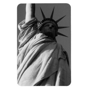 Magnet Flexible statue liberty noir et blanc