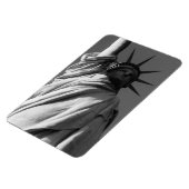 Magnet Flexible statue noire et blanche de liberté (Côté Gauche)