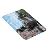 Magnet Flexible Statues de chevalier en pierre près du palais à Po (Côté Droit)