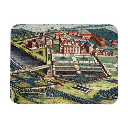Magnet Flexible Staunton Harold dans le comté de Leicester engrave (Horizontal)