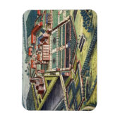 Magnet Flexible Staunton Harold dans le comté de Leicester engrave (Vertical)