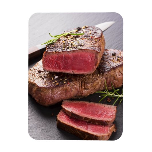 Magnet Flexible steak de beef (Vertical)