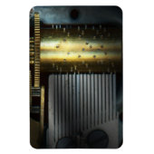 Magnet Flexible Steampunk - Engrenages - Machine à Musique (Vertical)