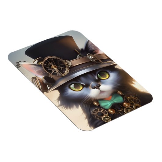 Magnet Flexible Steampunk Kitten (Côté Droit)