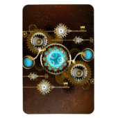 Magnet Flexible Steampunk Rusty Background (Vertical)