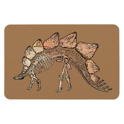 Magnet Flexible Stegosaurus (Horizontal)