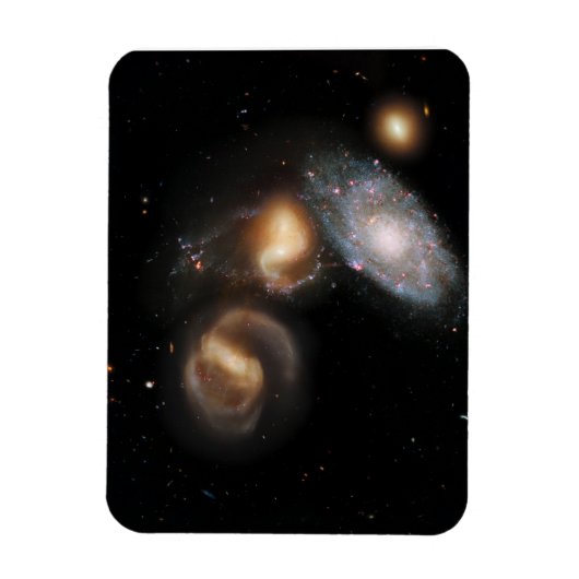 Magnet Flexible Stephan's Quintet Galaxies (Vertical)