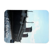 Magnet Flexible Stern View of S.S. United States (Horizontal)