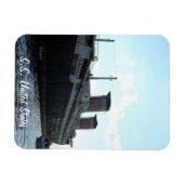 Magnet Flexible Stern View of S.S. United States (Horizontal)