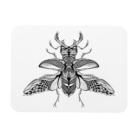 Magnet Flexible Stg-Beetle psychédélique inspiré (Horizontal)