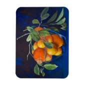 Magnet Flexible Still Life with Lemons and Orange Branch (Vertical)