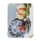 Magnet Flexible Still Life with Melon, 1872 Claude Monet (Vertical)