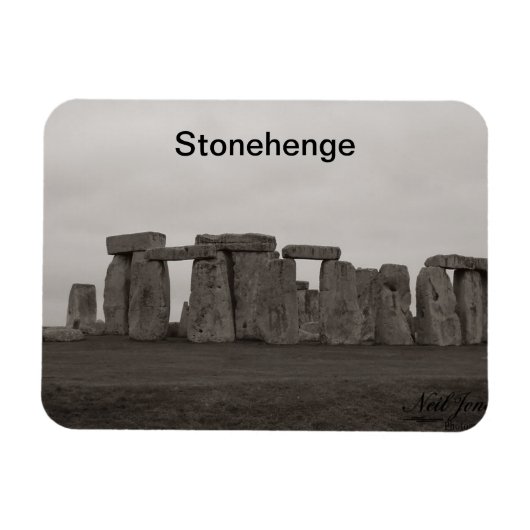 Magnet Flexible Stonehenge Royaume-Uni aimant réfrigérateur (Horizontal)