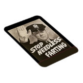 Magnet Flexible Stop Farts Magnet, edit text (Côté Droit)