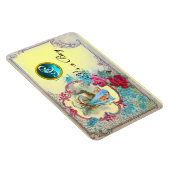 Magnet Flexible STORK BÉBÉ GARÇON DOUCHE MONOGRAM, jaune (Côté Droit)