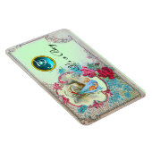 Magnet Flexible STORK BÉBÉ GARÇON DOUCHE MONOGRAM, vert (Côté Droit)