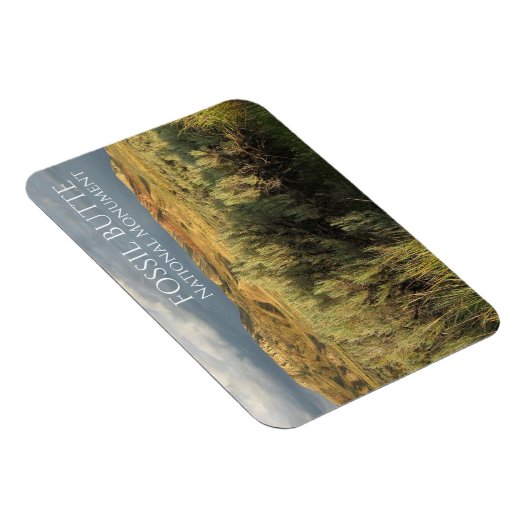 Magnet Flexible Stormy Sky Fossil Butte Monument National Wyoming (Côté Droit)