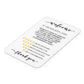 Magnet Flexible STR Short term Rental Vacation Rating System Stars (Côté Gauche)