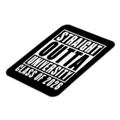 Magnet Flexible Straight Outta University Class of 2026 (Côté Gauche)