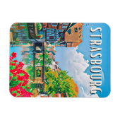 Magnet Flexible Strasbourg Photo Vintage (Horizontal)