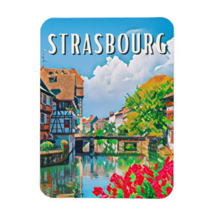 Magnet Flexible Strasbourg Photo Vintage
