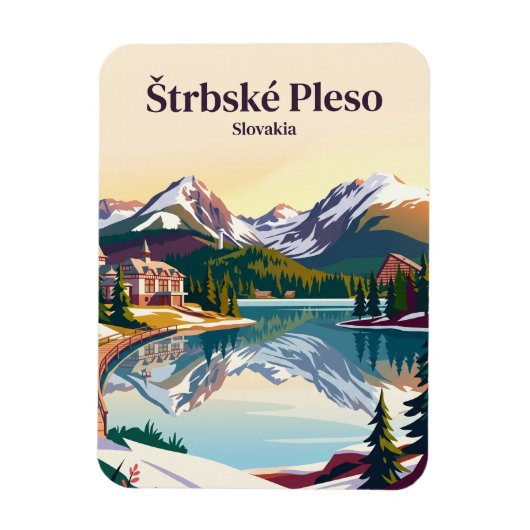 Magnet Flexible Štrbské Pleso Slovaquie (Vertical)