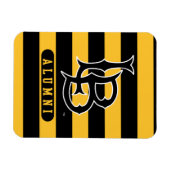 Magnet Flexible Stripes des anciens élèves de Long Beach State (Horizontal)