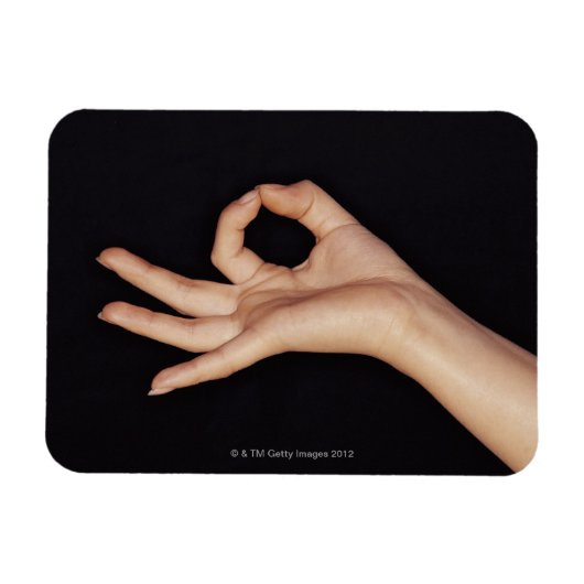 Magnet Flexible Studio photo de la main gestant un signe (Horizontal)
