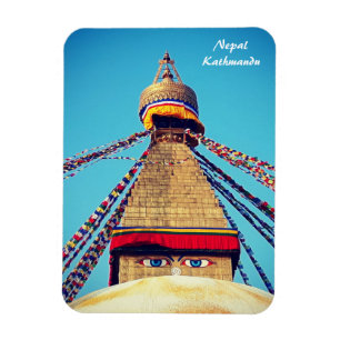 Magnet Flexible Stupa - Boudhanath, Dharma, Katmandou, Népal