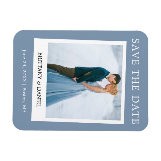 Magnet Flexible Style Caméra Instantané Enregistrer La Date Dusty  (Horizontal)