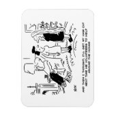 Magnet Flexible Style cheveux longs en raison de l'absence de coup (Vertical)