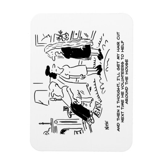 Magnet Flexible Style cheveux longs en raison de l'absence de coup (Vertical)