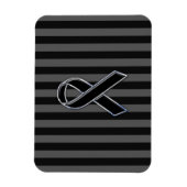 Magnet Flexible Style Chrome Noir de la sensibilisation au ruban (Vertical)