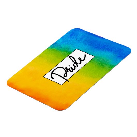 Magnet Flexible Style d'aquarelle de fierté (Côté Gauche)