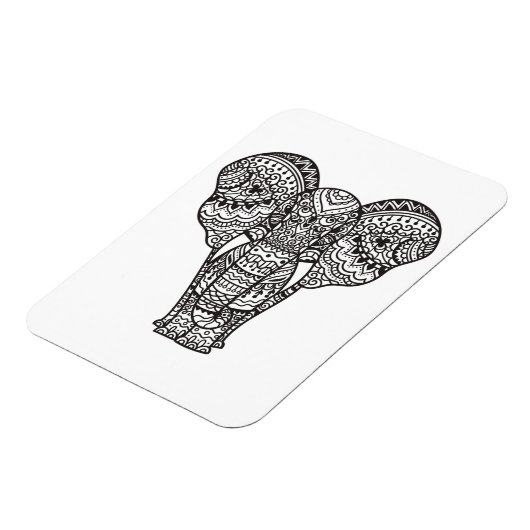 Magnet Flexible Style éléphant décoratif (Côté Gauche)