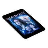 Magnet Flexible Style Harris Walz Retro 90s (Côté Droit)