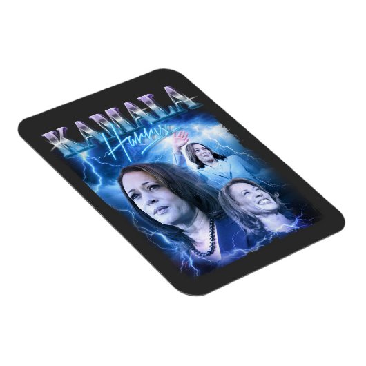 Magnet Flexible Style Kamala Harris Retro 90s (Côté Droit)