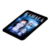 Magnet Flexible Style Kamala Harris Retro 90s (Côté Gauche)