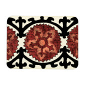 Magnet Flexible Style Suzani Motif Floral Décoratif (Horizontal)