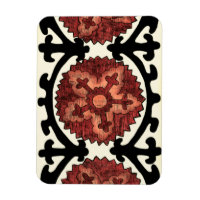 Style Suzani Motif Floral Décoratif
