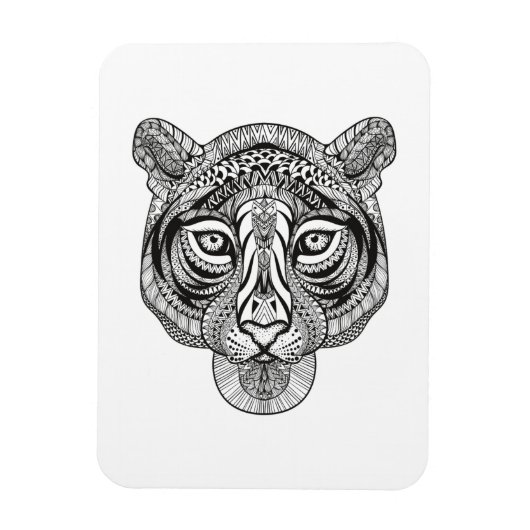 Magnet Flexible Style Tiger (Vertical)