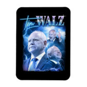 Magnet Flexible Style Tim Walz Retro 90s (Vertical)