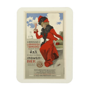 Magnet Flexible Style Vintage allemand Lemonade Bon Bons